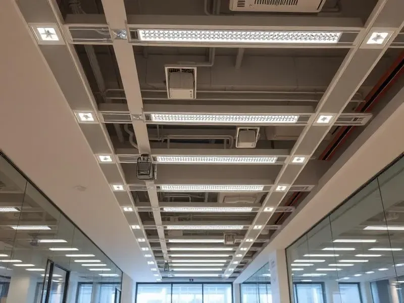 Solar panels on rooftop